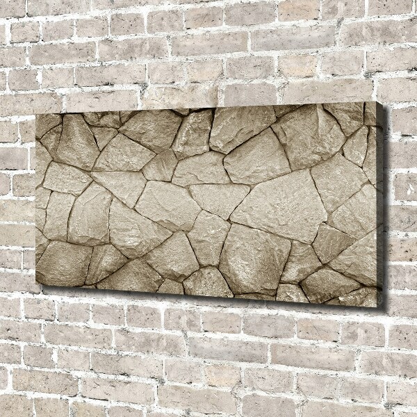 Canvas wall art Stone wall