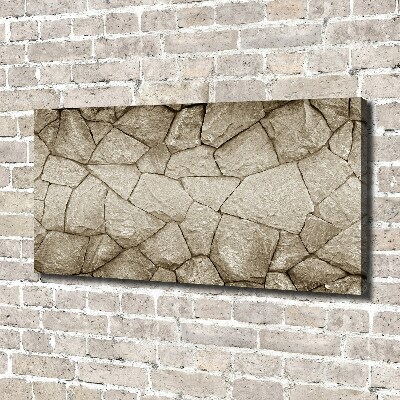 Canvas wall art Stone wall