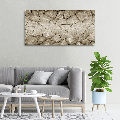 Canvas wall art Stone wall