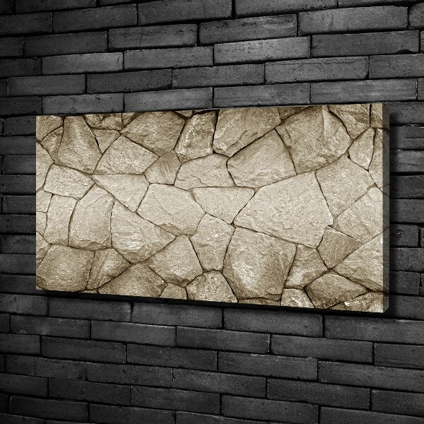 Canvas wall art Stone wall