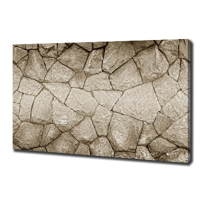 Canvas wall art Stone wall