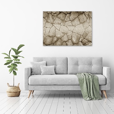 Canvas wall art Stone wall