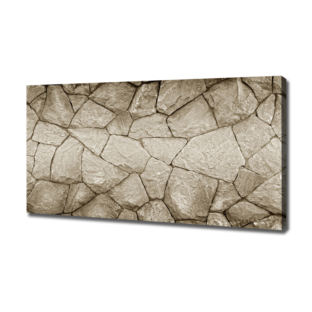 Canvas wall art Stone wall