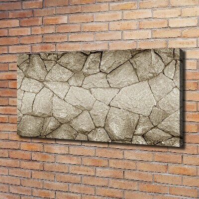 Canvas wall art Stone wall