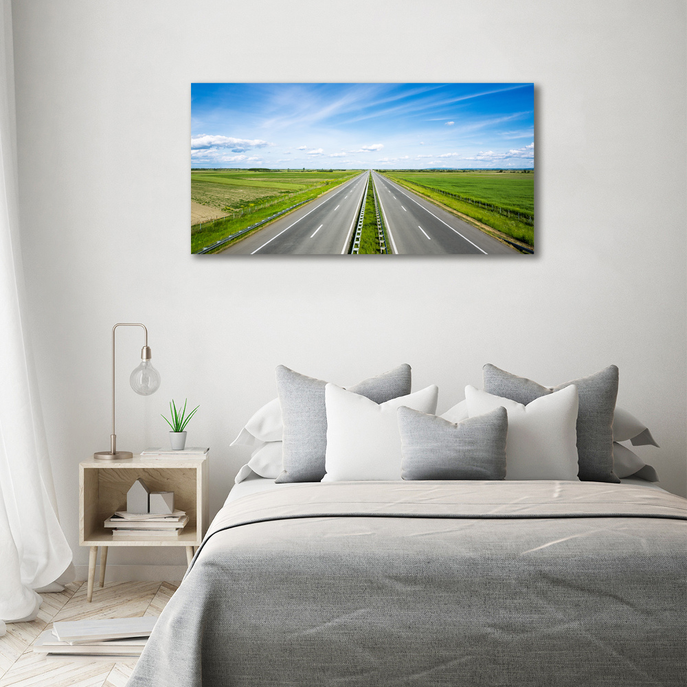 Canvas wall art highway