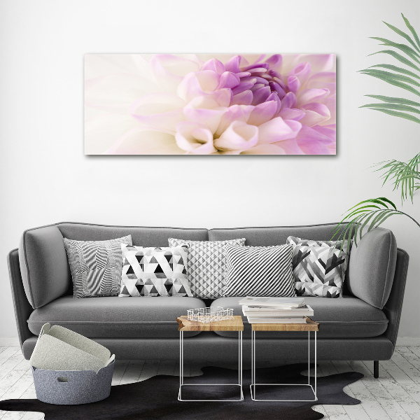 Canvas wall art White Dalia