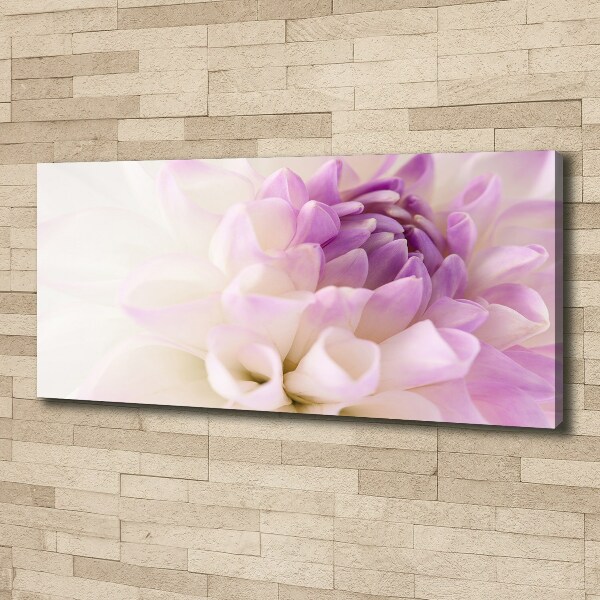 Canvas wall art White Dalia