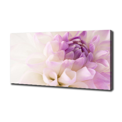 Canvas wall art White Dalia