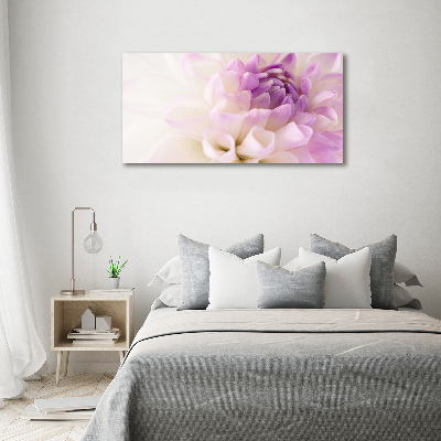 Canvas wall art White Dalia