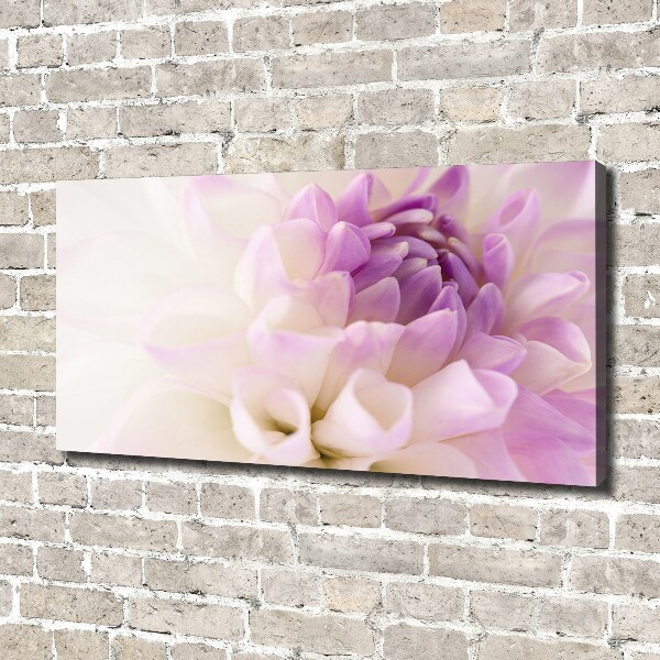 Canvas wall art White Dalia