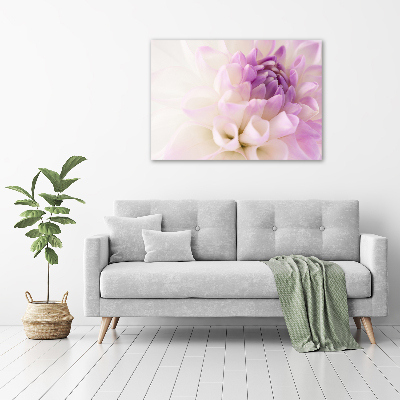 Canvas wall art White Dalia