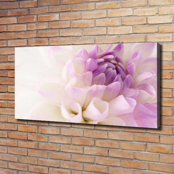 Canvas wall art White Dalia