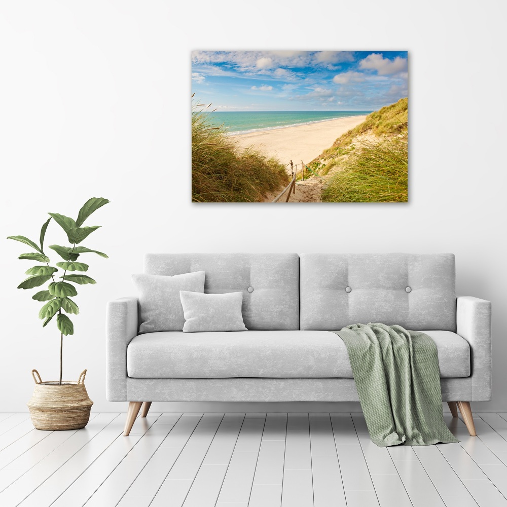 Canvas wall art Coastal dunes