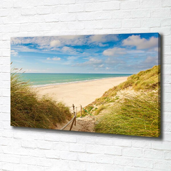 Canvas wall art Coastal dunes