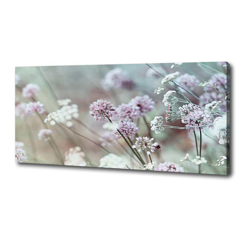 Canvas wall art Wild flowers