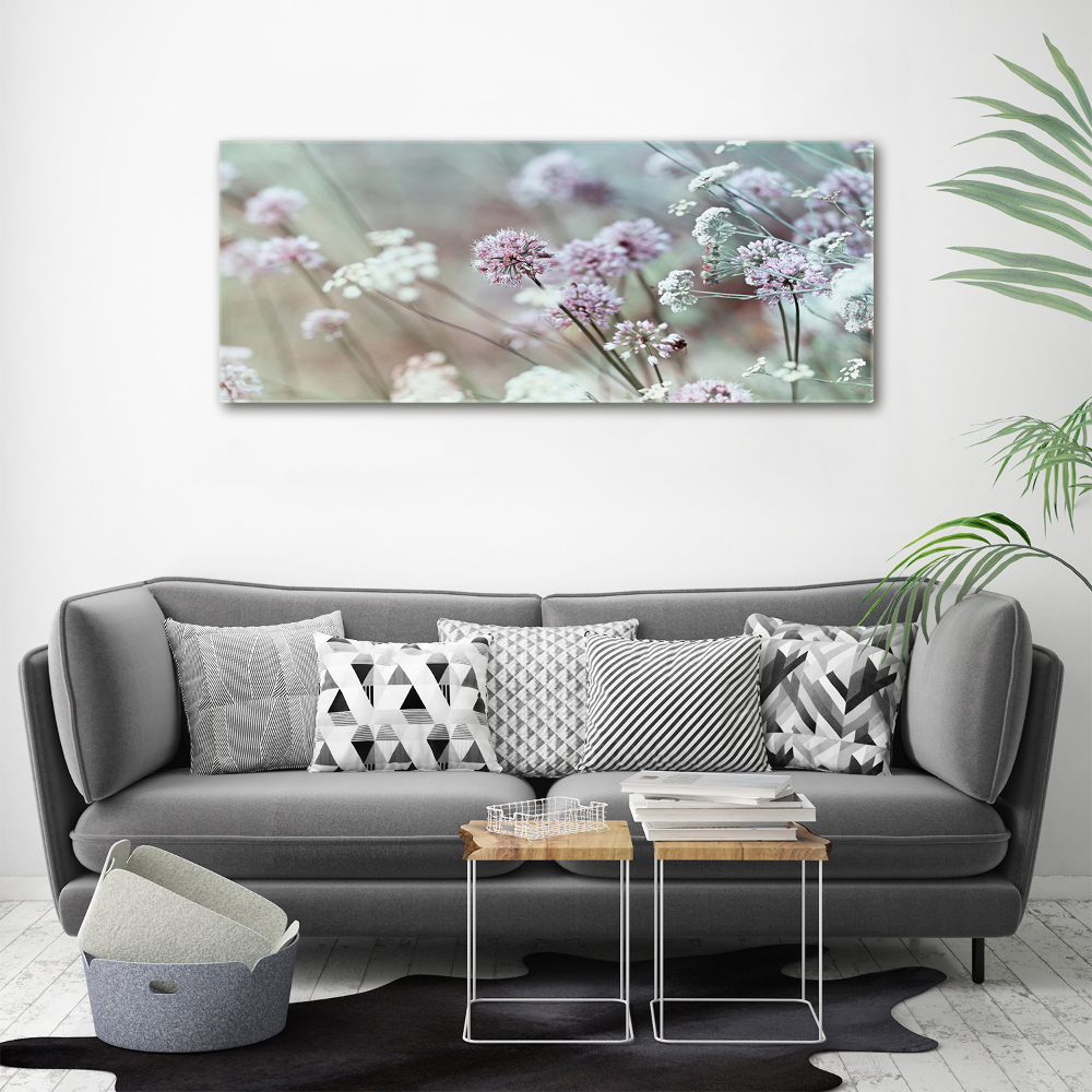 Canvas wall art Wild flowers