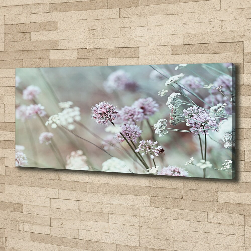 Canvas wall art Wild flowers