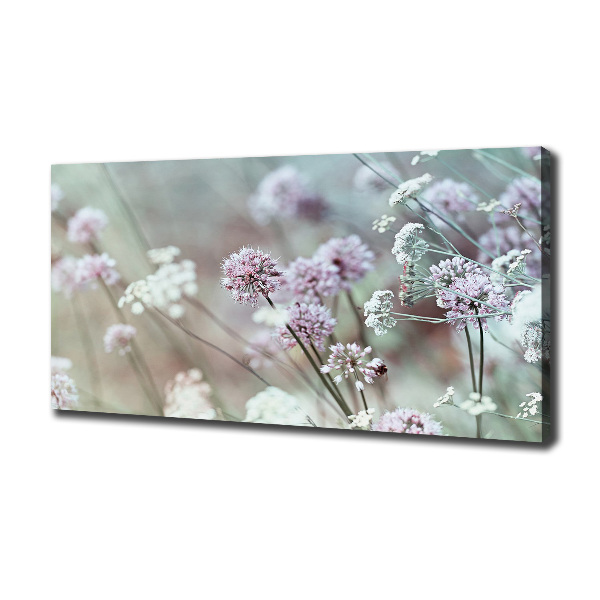 Canvas wall art Wild flowers