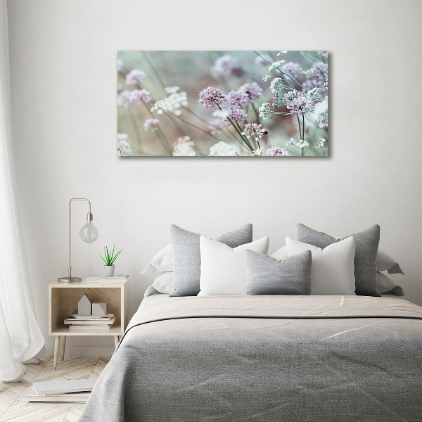 Canvas wall art Wild flowers