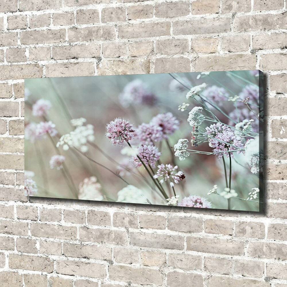 Canvas wall art Wild flowers