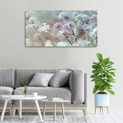 Canvas wall art Wild flowers