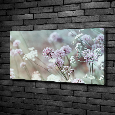 Canvas wall art Wild flowers