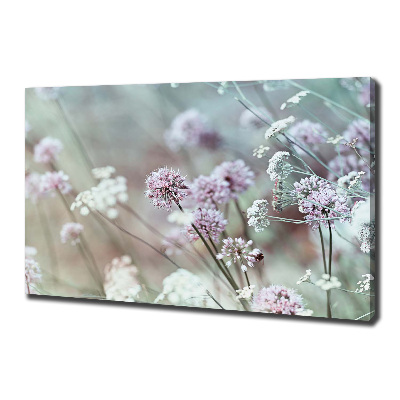 Canvas wall art Wild flowers