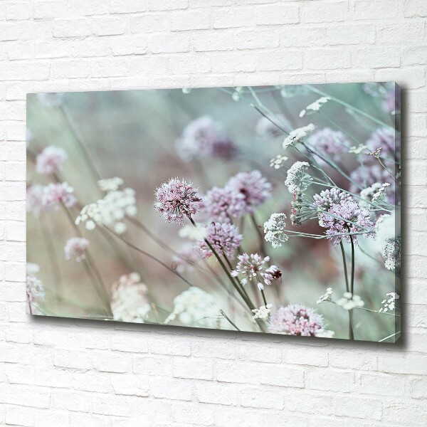 Canvas wall art Wild flowers