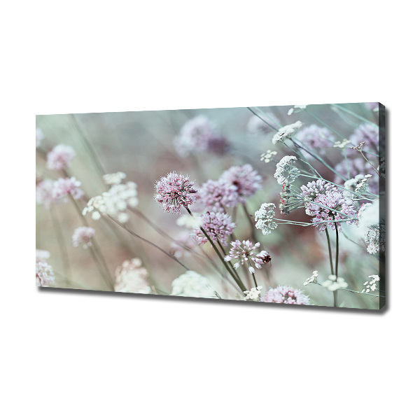 Canvas wall art Wild flowers