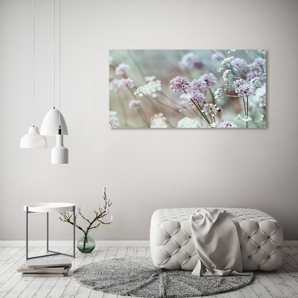 Canvas wall art Wild flowers