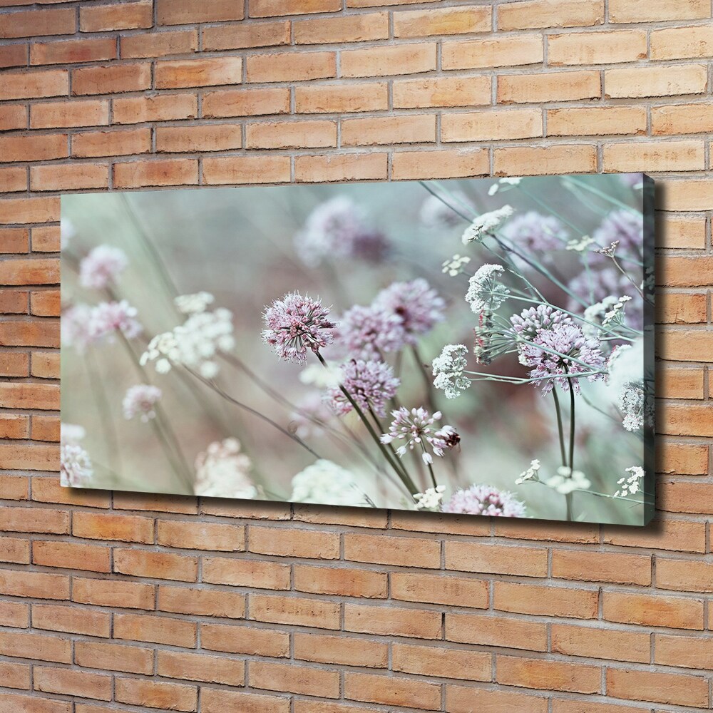 Canvas wall art Wild flowers