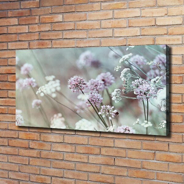 Canvas wall art Wild flowers