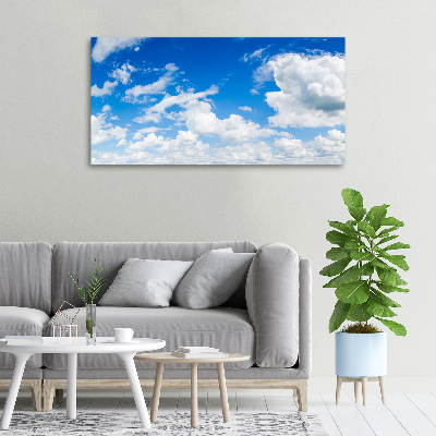 Canvas wall art Clouds in the sky