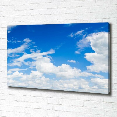 Canvas wall art Clouds in the sky