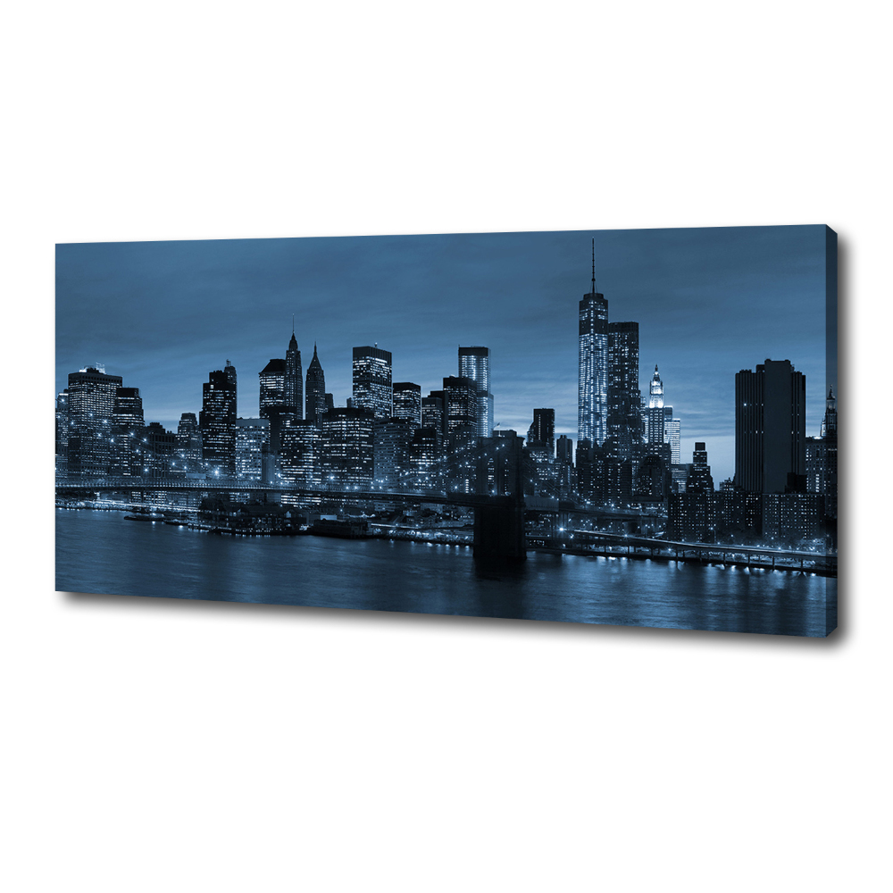 Canvas wall art New York at night