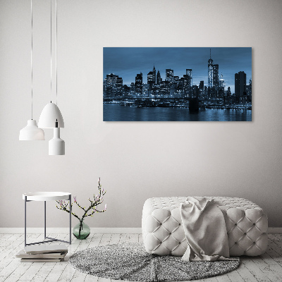 Canvas wall art New York at night