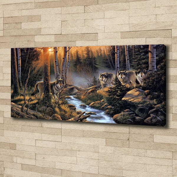 Canvas wall art Wataha Wilk�w