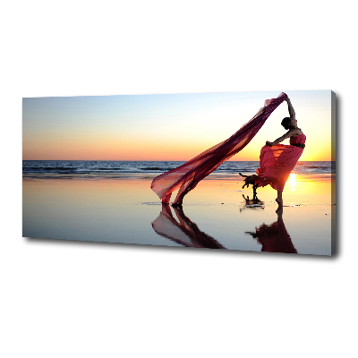 Canvas wall art Dancing woman