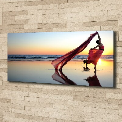 Canvas wall art Dancing woman