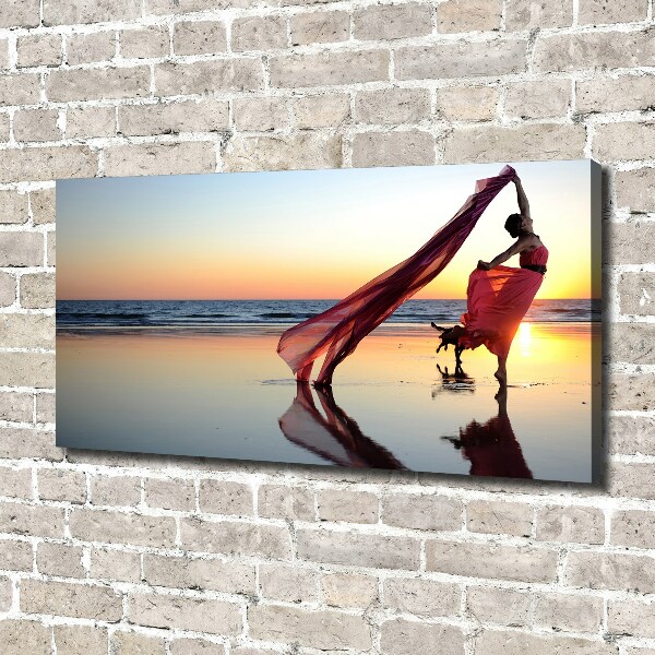 Canvas wall art Dancing woman