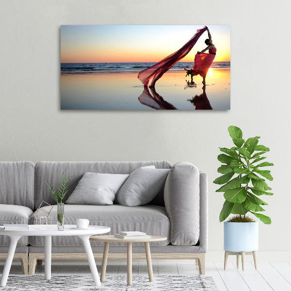 Canvas wall art Dancing woman