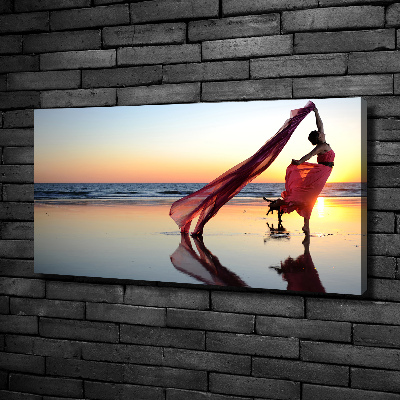 Canvas wall art Dancing woman