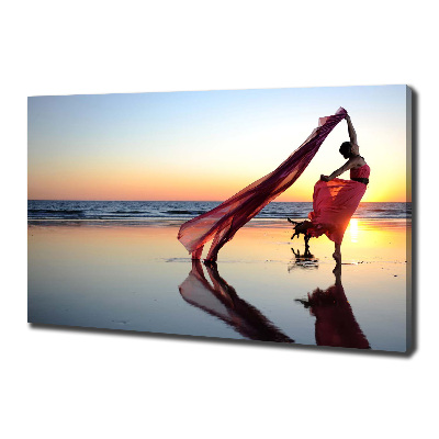 Canvas wall art Dancing woman