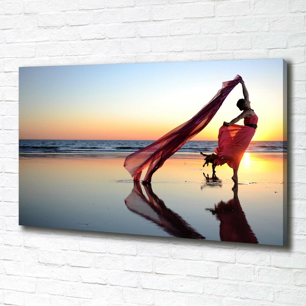 Canvas wall art Dancing woman