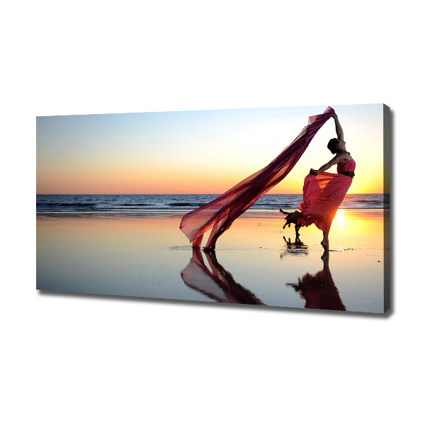 Canvas wall art Dancing woman