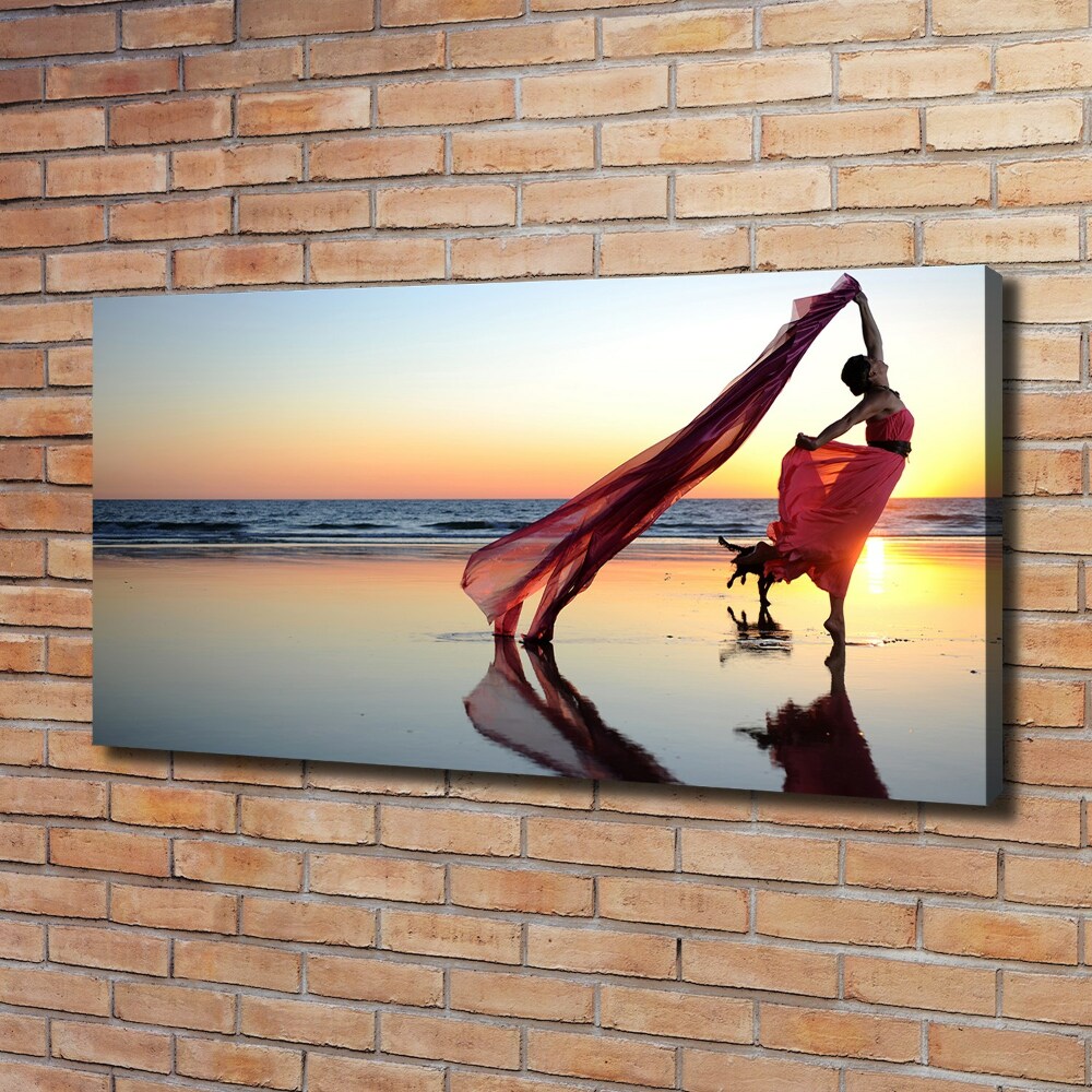 Canvas wall art Dancing woman