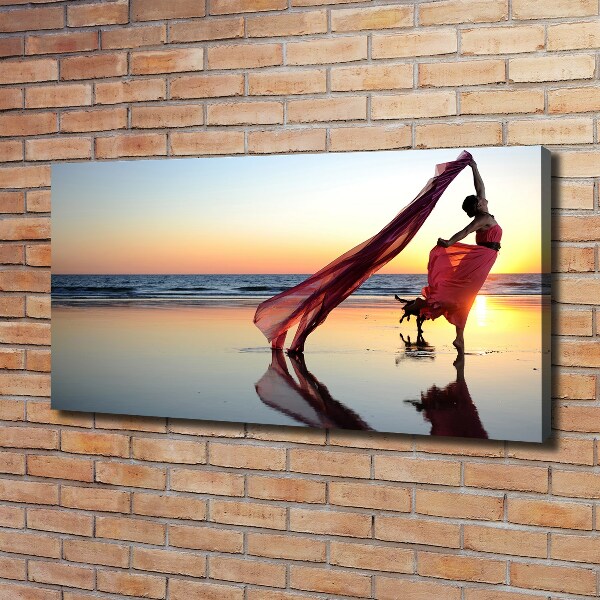 Canvas wall art Dancing woman