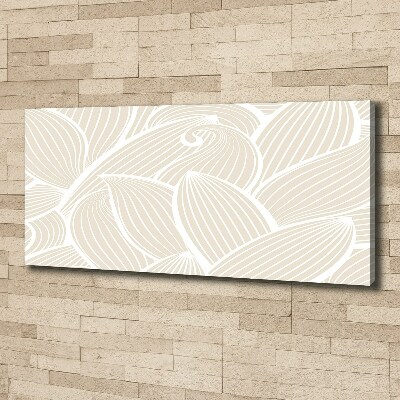 Canvas wall art Pattern leaves