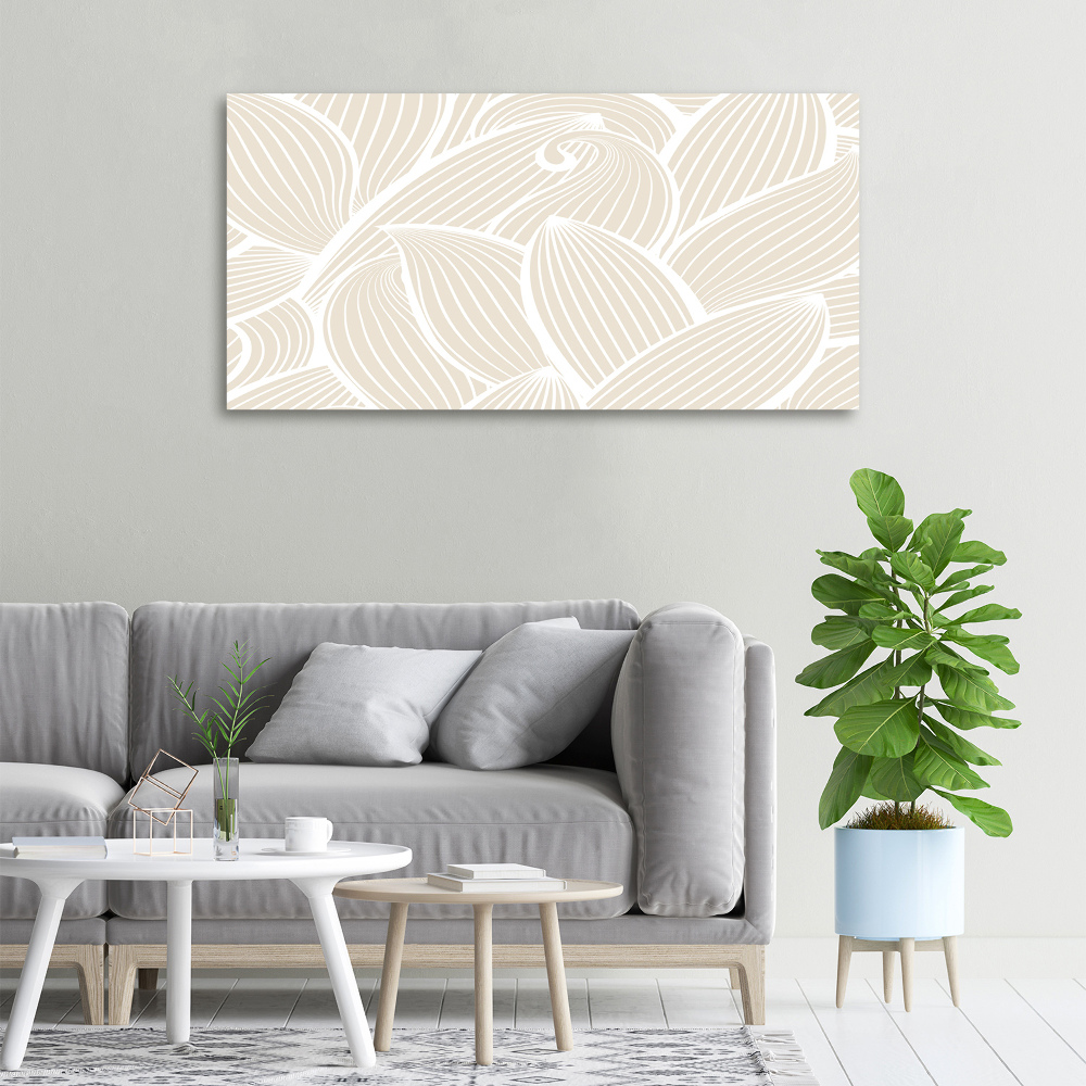 Canvas wall art Pattern leaves