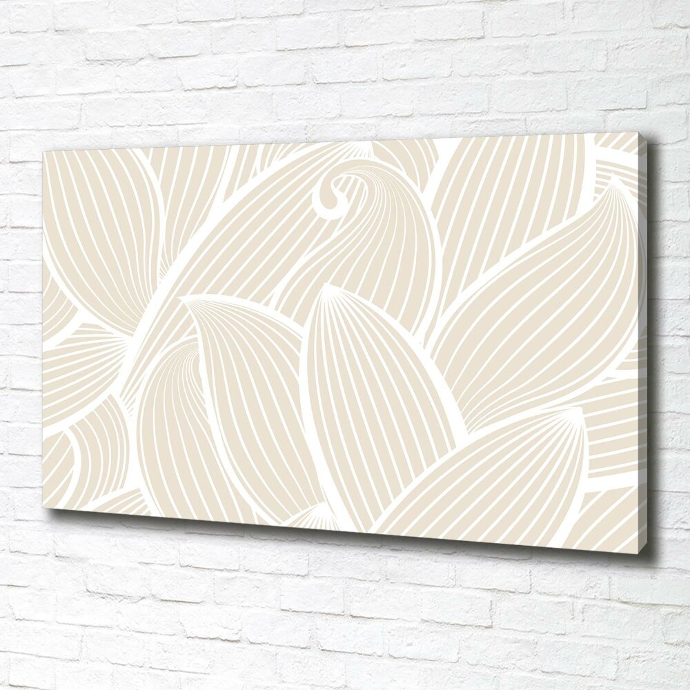 Canvas wall art Pattern leaves